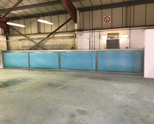 Spray booth